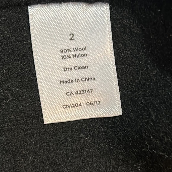 Talbot Black and Ivory Short Wool Jacket Size 2 XS/S - Picture 11 of 11